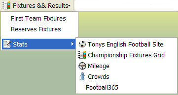 Fixtures Menu